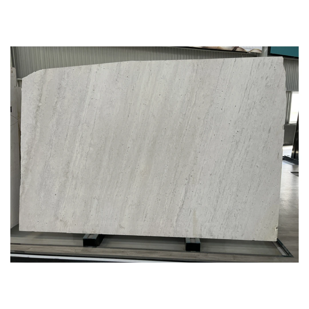 Factory Price Honed Oriental Light Pure Grey Travertine Slab For Interior Exterior Floor Wall Tiles