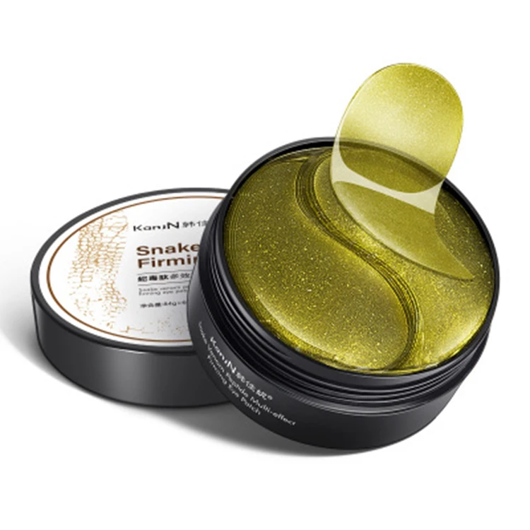 OEM Private Label skin care snake venom peptide firm remove dark circles remove eye bags fade lines moisturizing eye mask