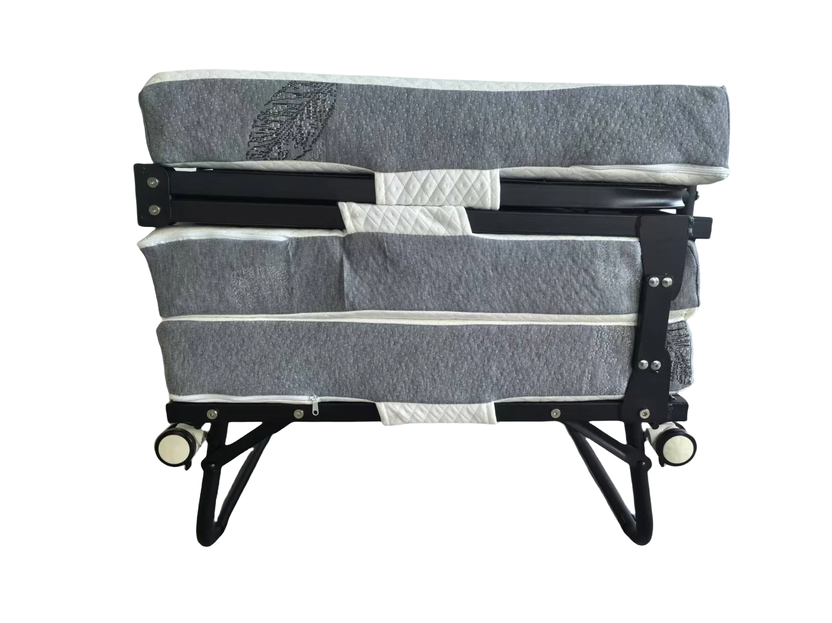 Haiyang Furniture Custom Logo Single Ottoman Bed Modern Metal Frame for Bedroom Hotel School Living Room OEM/ODM