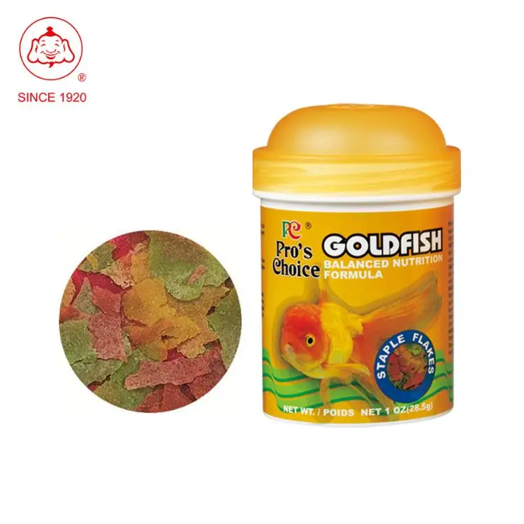 fish feed for gold fish staple flakes F002