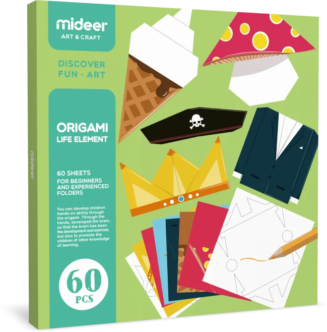 MD4097 mideer children DIY educational toys interesting origami paper plane