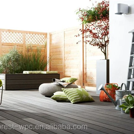 High Quality Villa Design Outdoor Wpc Decking solid wood flooring solid wpc floor