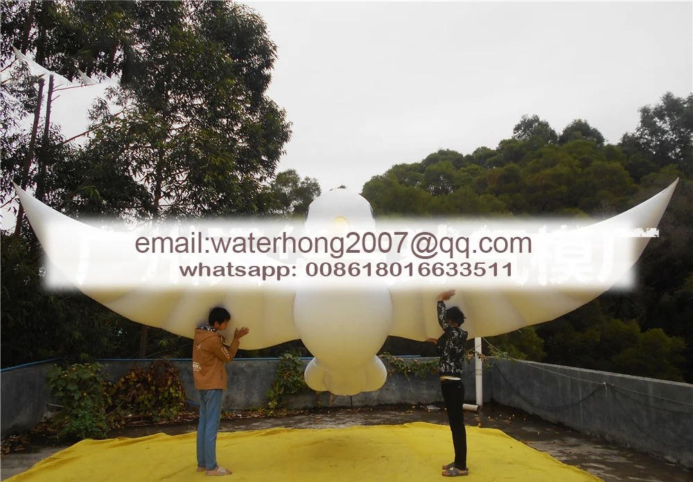 BOYI flying air cartoon animal balloons helium inflatable parade float eagle balloon