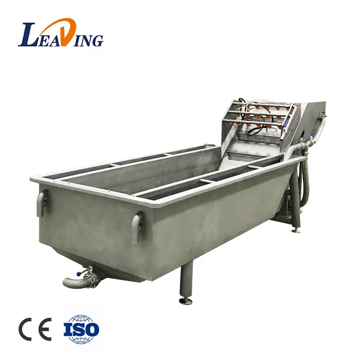 SDLEADING Automatic Seafood Fish Bubble Washing Machine Shrimp Cleaning Machine