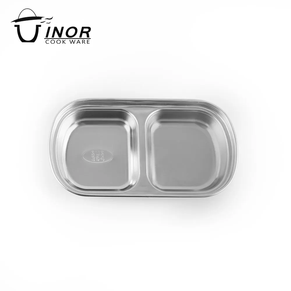 stainless steel dinner plate soy sauce dish for wholesale
