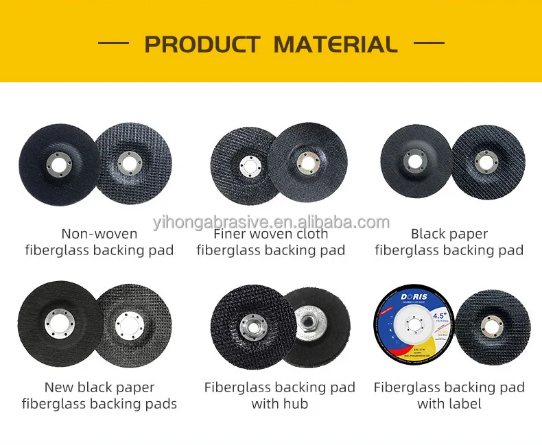 Flap Disc Rew Material T27/29 Fiberglass Backing Plate 75-220mm