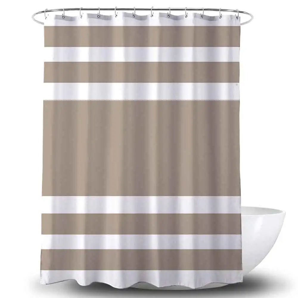 
Customize Polyester shower curtains Bathroom Mat Set Home Bathroom 