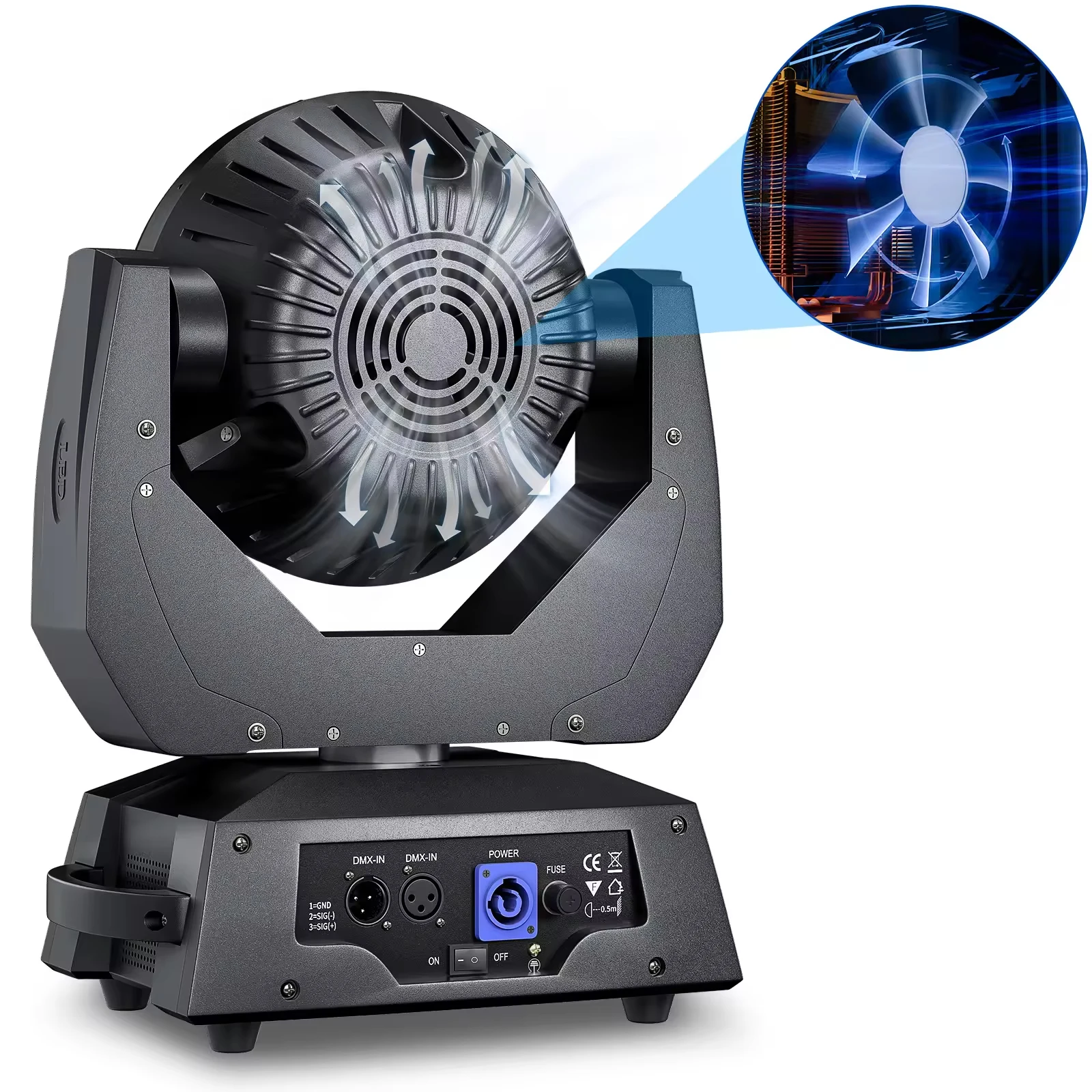 CrxSunny 36 lamp beads High Brightness Rgbw 4In1 Led Zoom Moving Head Wash Light For Dj Bar Nightclub Church Light Stage Lights