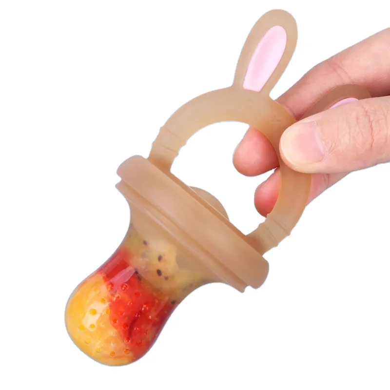 Custom Kid Soother Juice Teething Nipple Baby Gift Dummy Set Silicone Bpa Free Baby Fruit Fresh Food Feeder Pacifier