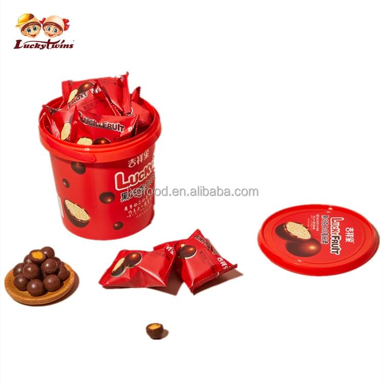Manufactured chocolate candy hot sales biscuit chocolate delicious chocolate bucket with handle