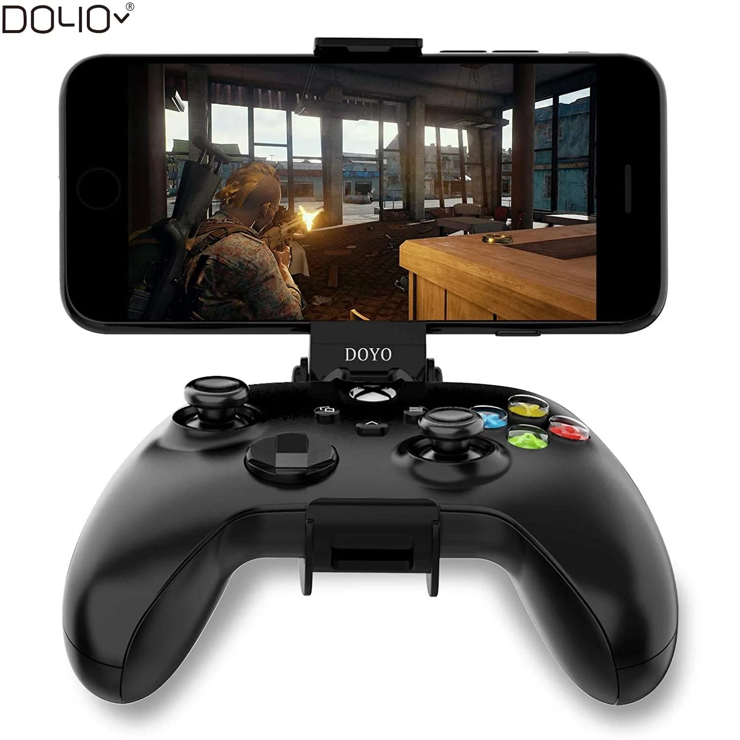 Foldable Clamp Phone Holder Clip Mount for Xbox Series X S /Xbox one Wireless Controllers