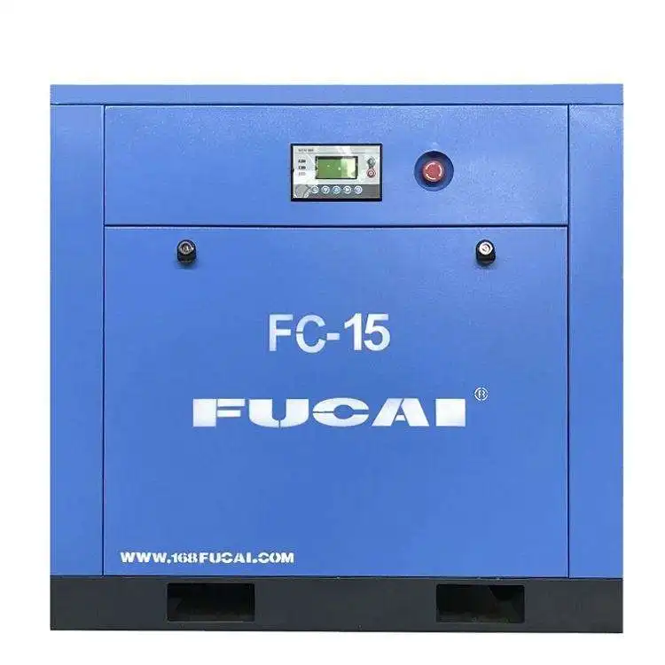 FUCAI Chinese permanent magnet  supplier 11kw 15hp 8 bar pressure air compresor