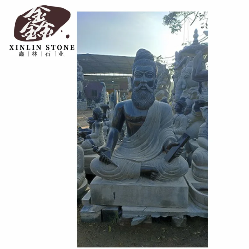 Manufacturers Classic Hindu God Buddha Sculpture Polished White Marble Stone Lord Shiva Statue Stone Carving
