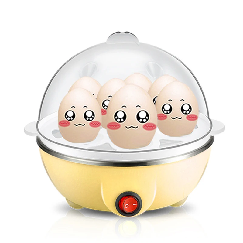 Electric Mini Plastic Egg boiler Automatic Kitchen Boiled Egg Cooker Tool Electric Boiling Egg Steamer