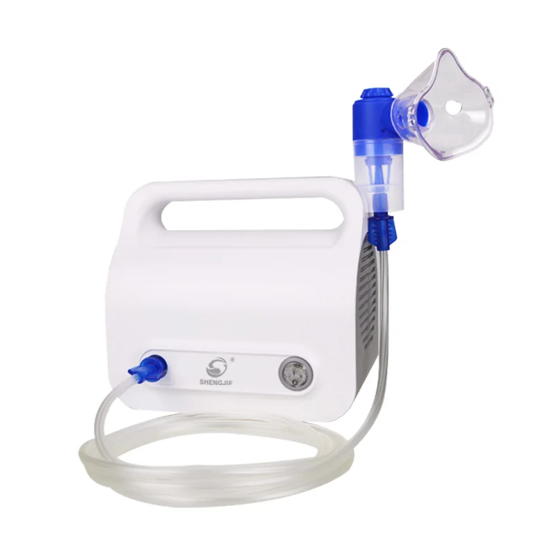 2024 Hot Sale Manufacturer SHENGJIE medical portable Nebulizador machine Kit Asthma Compressor nebulizer