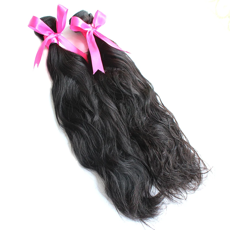 no tangle no shed hair weave wholesale natural wave Indian factory supply wavy