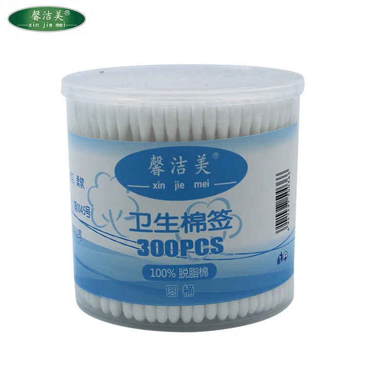 customized cosmetics ear cleaning plastic stick cotton bud