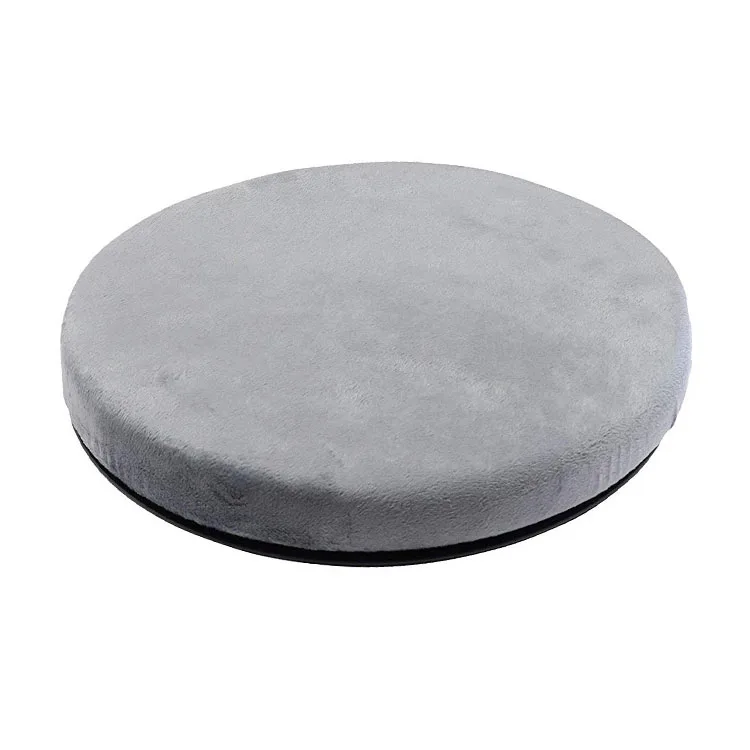 360 Degree Swivel Seat Cushion assists Turns to facilitate Transitions to Sitting or Standing, Grey, 15 Inches in Diameter