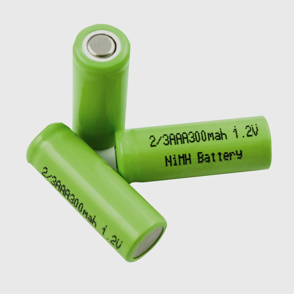 1 2 В 2/3aa никель-металлогидридная батарея 300 мАч аккумуляторные батареи
