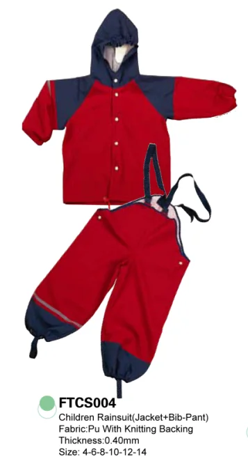 PU Kids Rainwear