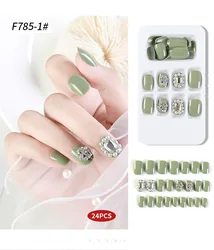 new arrival Color Press On Manicure Gel Nail Kit  PureFit Technology Acrylic  False Nails Full Cover Set Artificial Nails