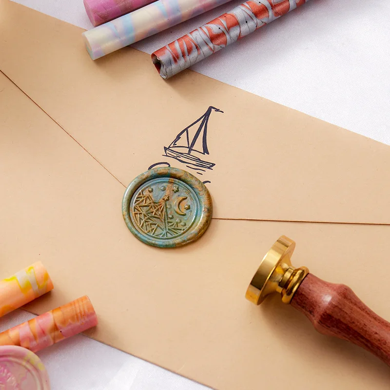 New Mixed Color Sealing Wax Sticks Pieces Wax Sealing Sticks Glue