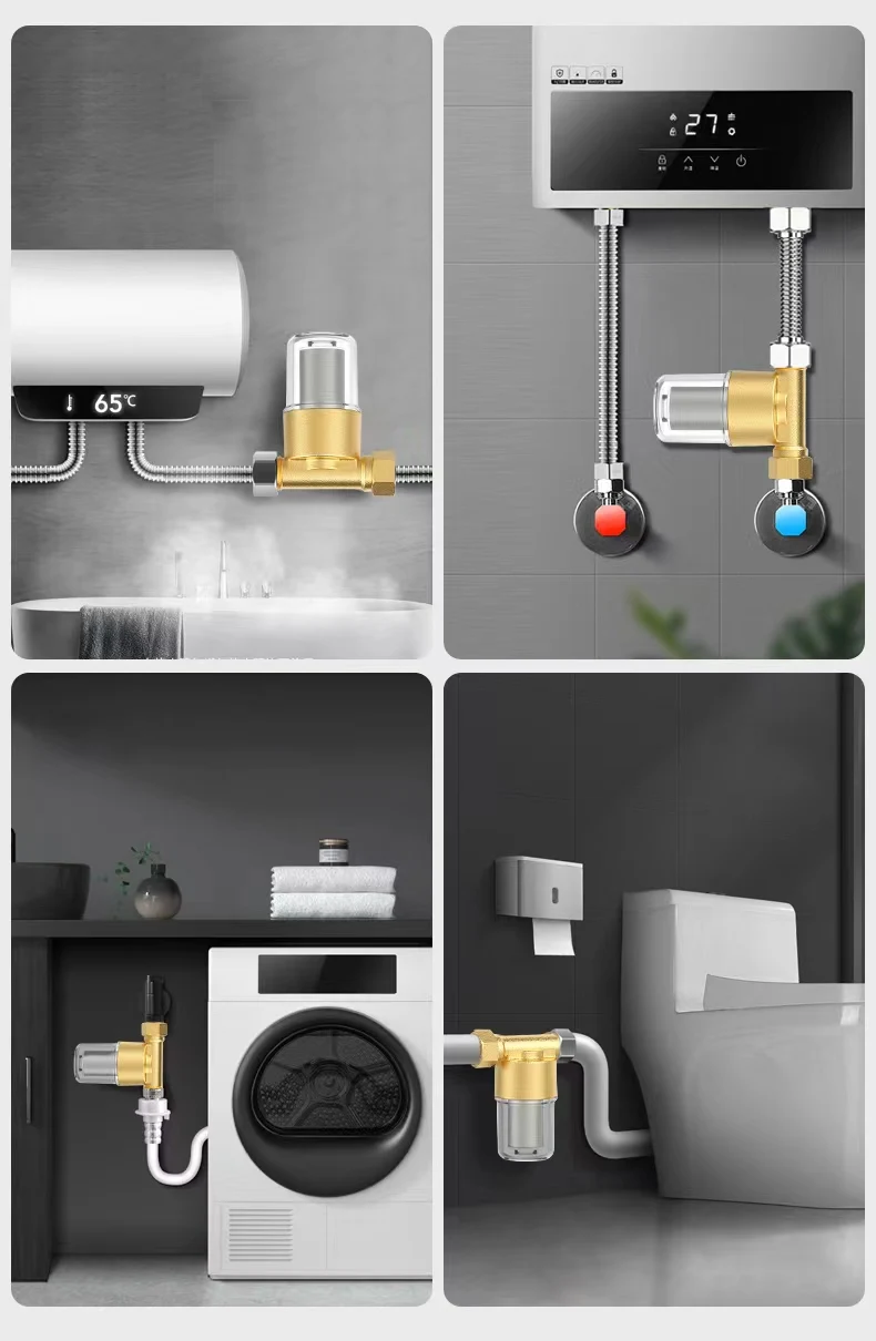 durable Metal copper water filter for water heater  hot sale in Lebanon Vietnam