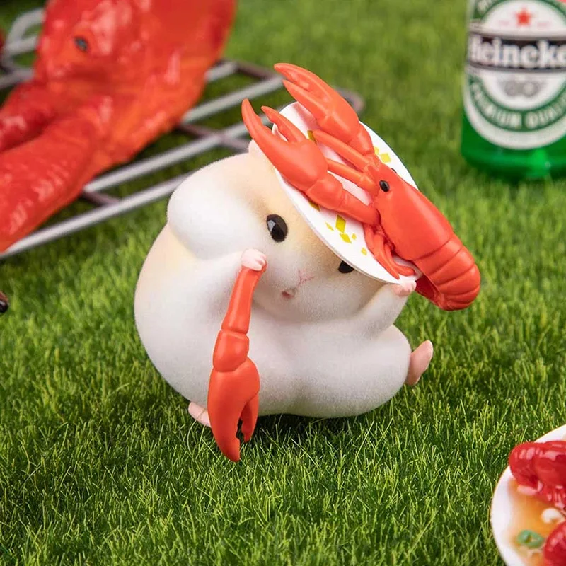 Hot sell indoor decorative hamster statue Customized Blind Box Toys Make Your Own  Vinyl  Figure Toys For Collectibles