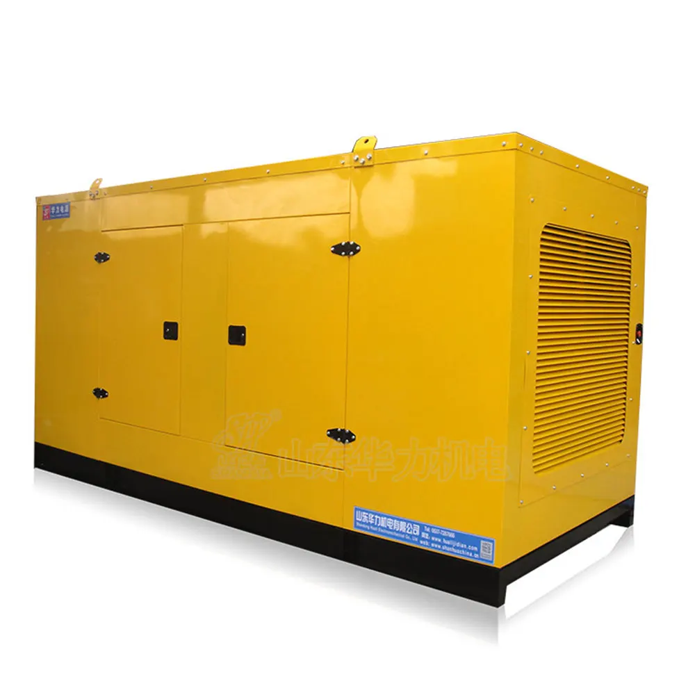 Manufactory Weichai Engine Single/Three Phase Low Rpm Alternator 250 Kva 200 Kw Silent Diesel Engine Generator With Ats