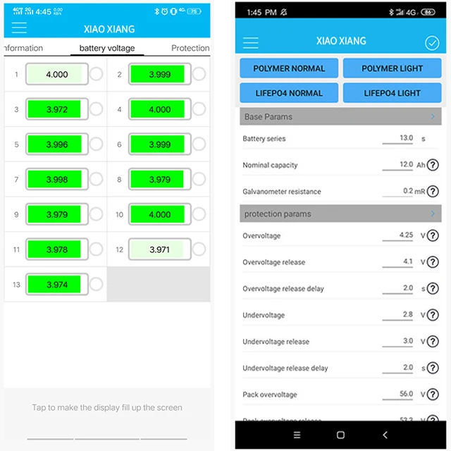 Smart BMS 28S 3.2V 60A LifepO4  lithium ion  UART ViaBluetooth battery protection circuit board