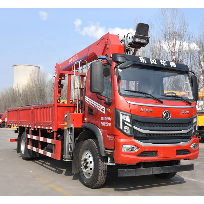 Factory Price 8 Ton 10 Ton 12 Ton 14 Ton Hydraulic Mini Telescopic Truck Mounted Cranes 8t Manipulator for Sale
