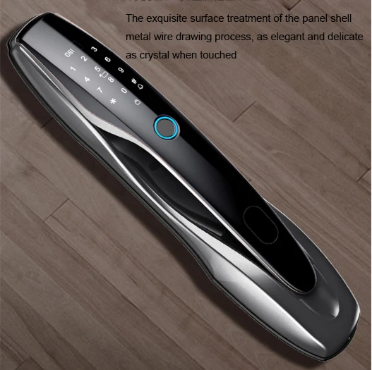 Замок врезной цифровой для дома и гостиницы, умный замок с разблокировкой, с камерой, автоматическая разблокировка