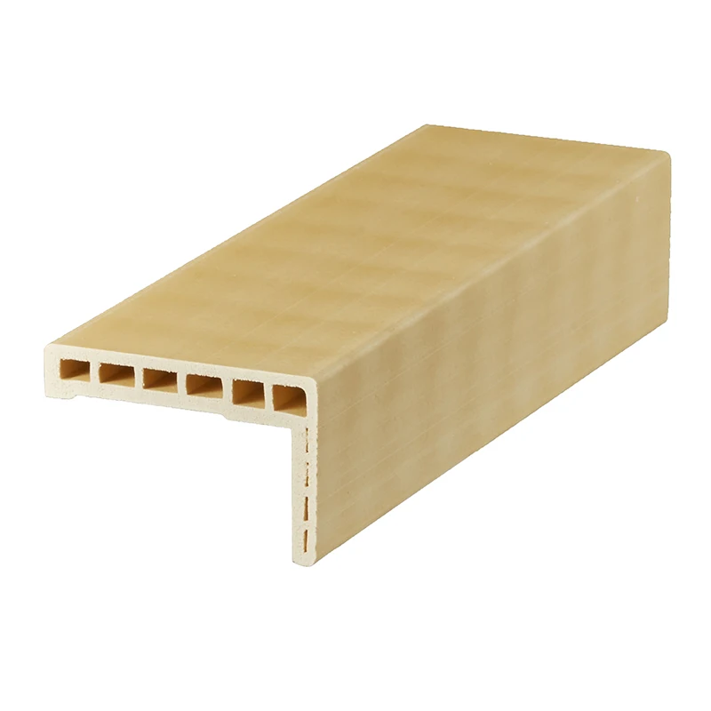 Customized High Quality Environmental Waterproof Gold Solid Modern Wood WPC Door Frame