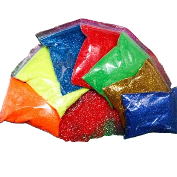 100 gram bag polyester glitter powder for painting ,slime,crafts decoration