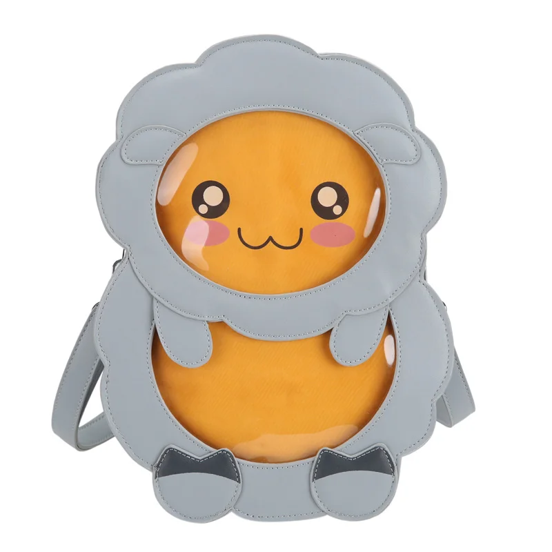 Bag Manufacturer Custom Ita Bag With Printing Insert Custom Private Cartoon Sheep Ita Backpack