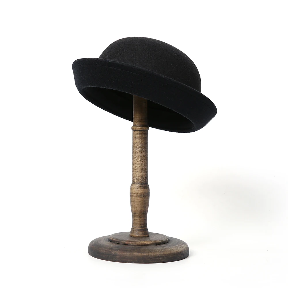 Table Top Free Standing Wooden Hat Holder Cap Display Stand
