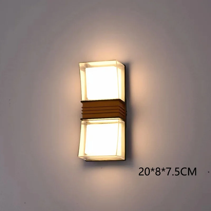 Wall lights waterproof IP65 home outdoor new product market Outdoor waterproof creative led courtyard balcony outdoor wall light
