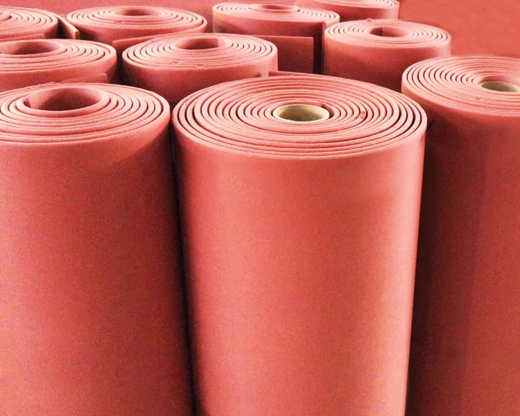 Heat insulated silicone sponge rubber sheet manufacturers