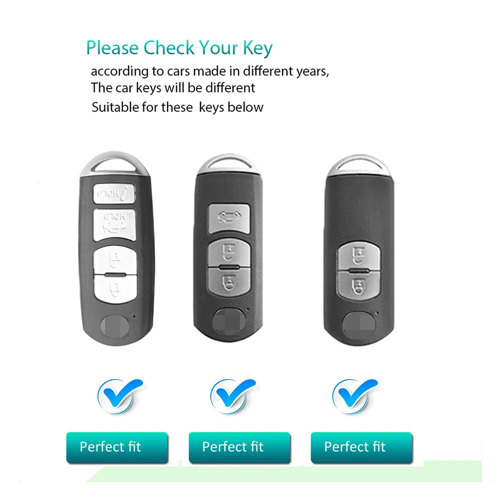 For Smart Holder car key cover for mazda remote case protection shell mazda3 axela  Car Key Tpu Cases car key  fob cover