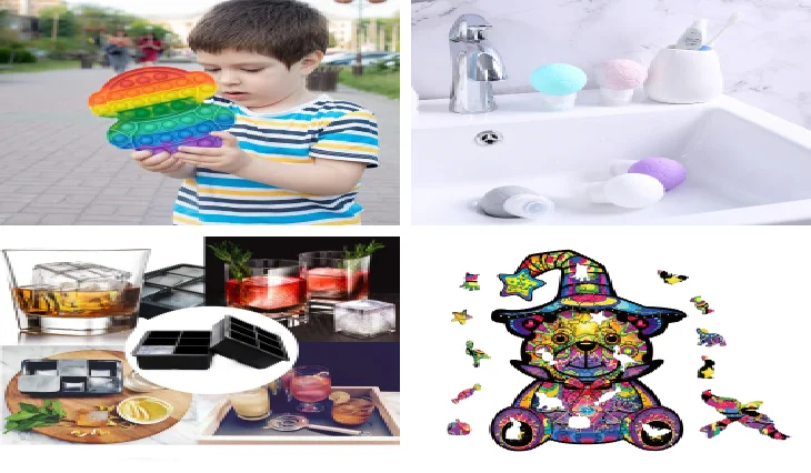 crochet beige bunny rattle wood crochet teether