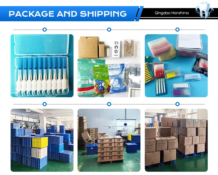 OEM ODM Custom l Shape Interdental Brushes Dental Teeth Cleaning Brushes Portable Oral Hygiene Cleaning Care