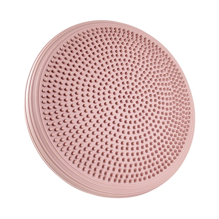 Home Gym Workout Lower Back Pain Relief Inflatable Yoga Balance Disc Pad Stability Wobble Cushion With Pump