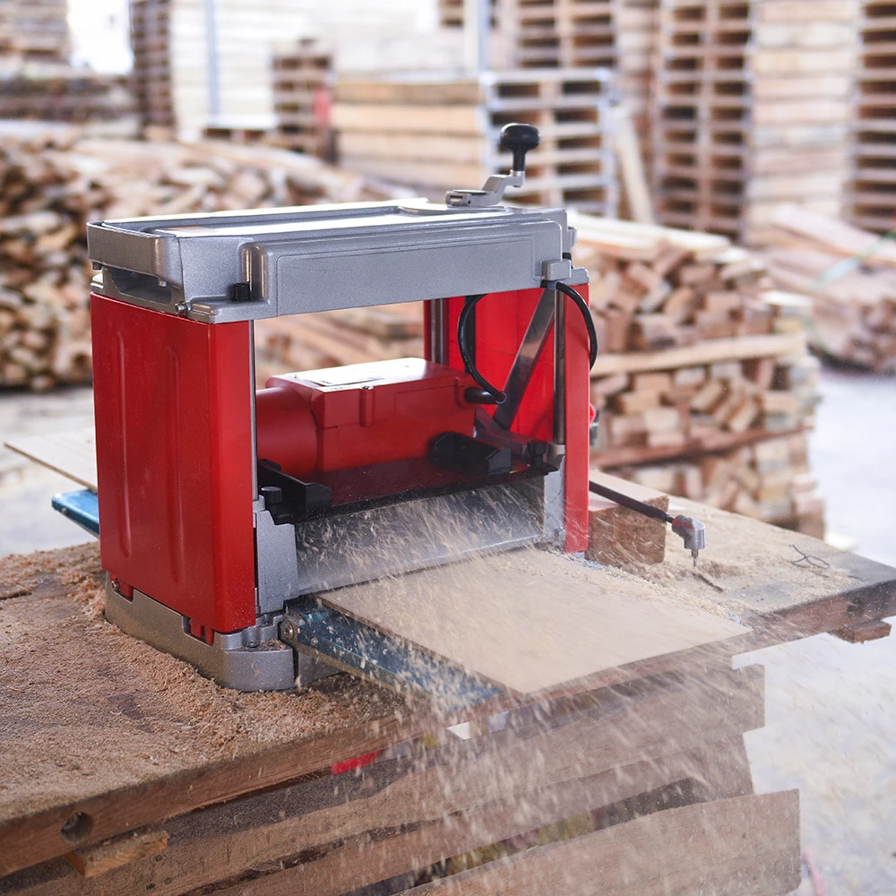 MPT 1650W electric mini bench wood thickness planer machine for woodworking