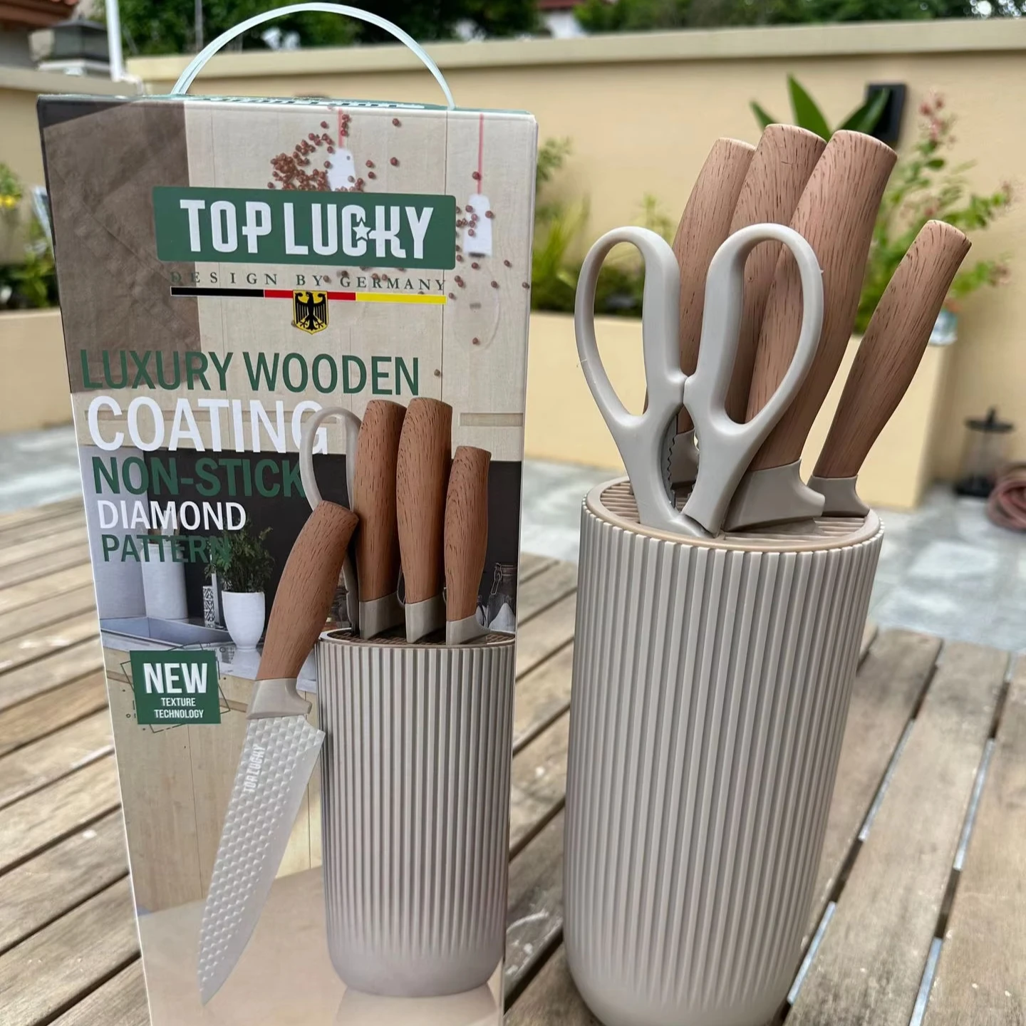 Five-Piece Set Kitchen Knives Set Foreign Trade Stainless Steel Set Of Knives Gift Box Knives Scissors