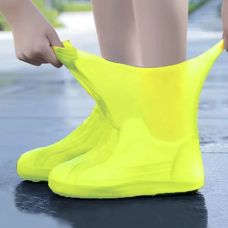 superior quality non slip reusable silicone shoes cover portable custom size rubber rain shoe cover