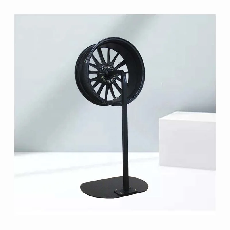 beauty shop tire refitting steel ring tire Vertical rotating wheel hub display stand rack