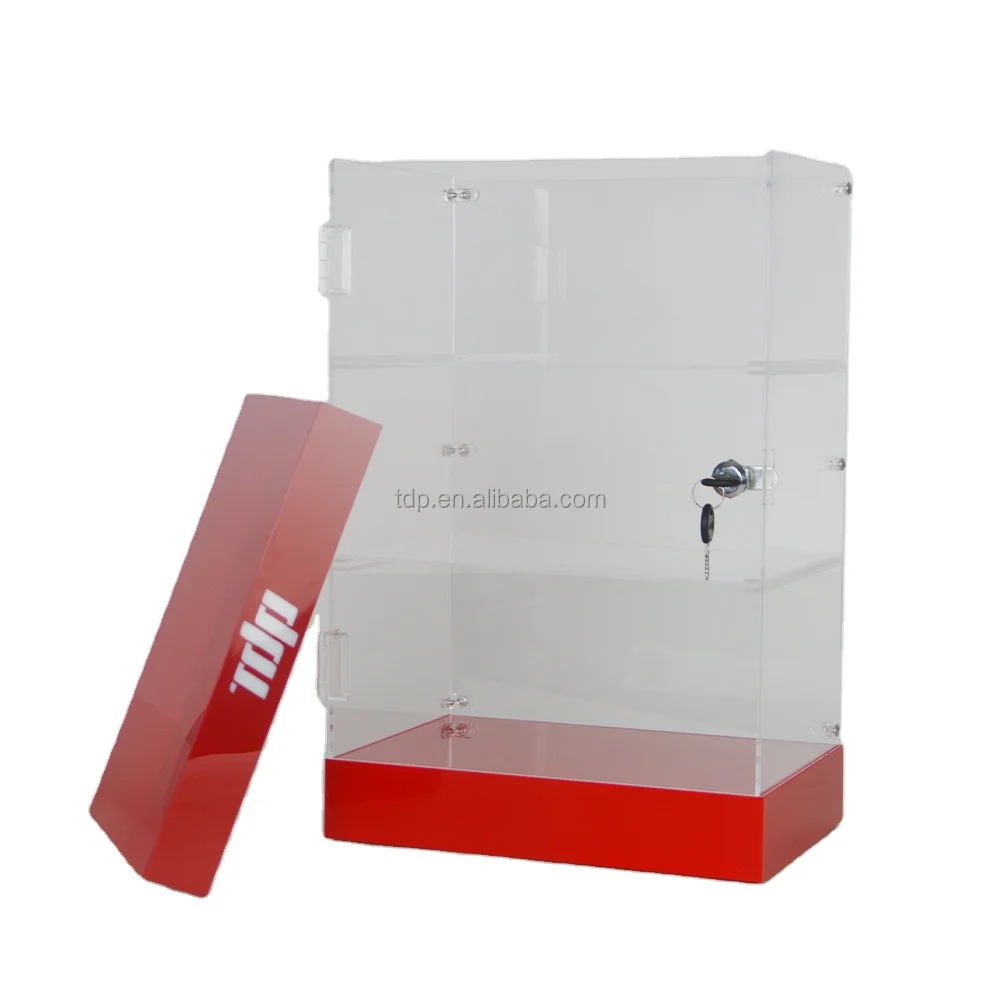 Electronic products cabinet mobile phone smart watch desktop Acrylic display stand with LED light