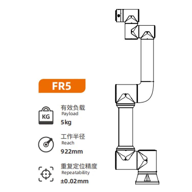 High Quality Robot Arm 6 Axis Cobot Multifunctional FAIRINO Manipulator Collabrative Robot Industrial Robot
