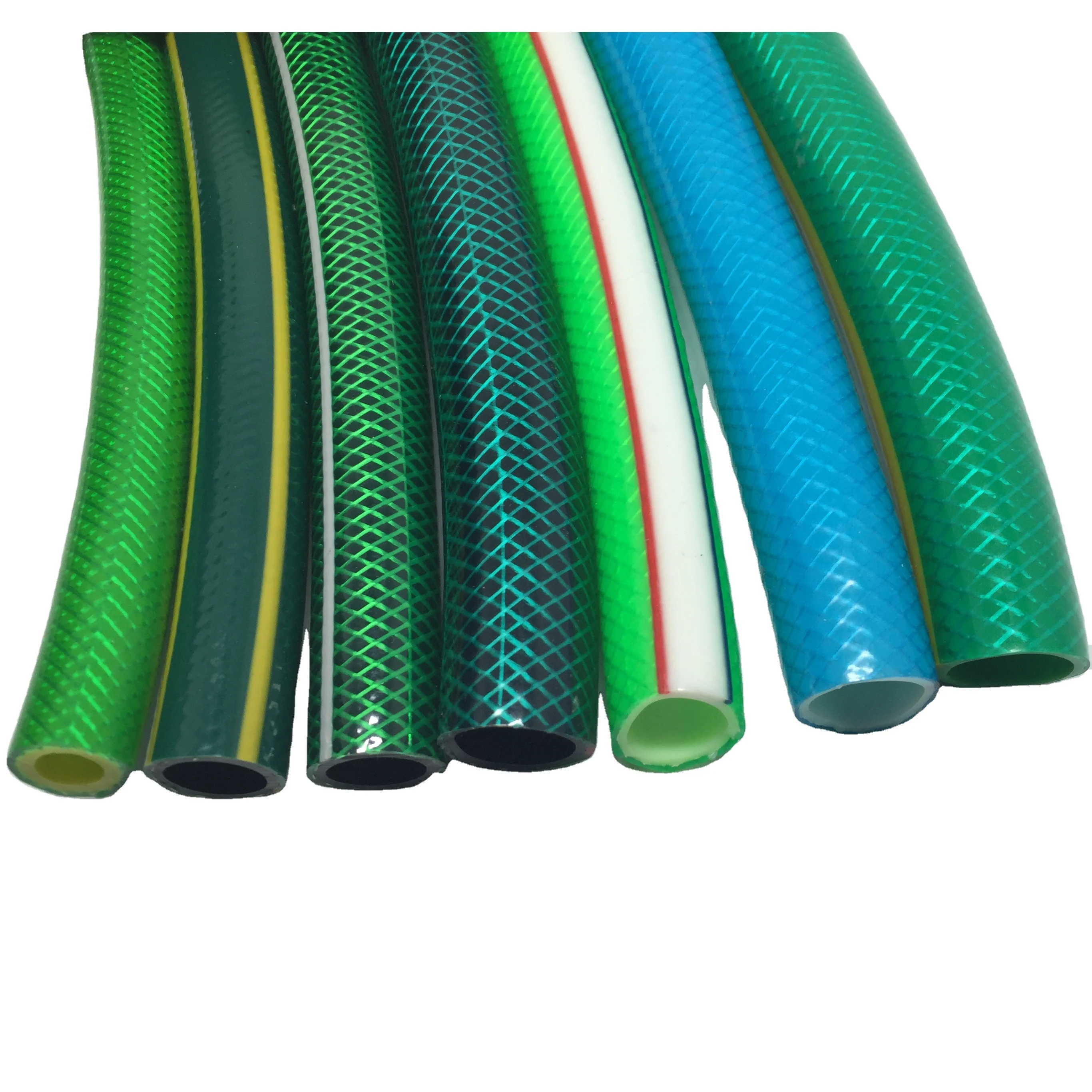 Customized High Quality 3 Layer Home Irrigation Water Hose Pipes Braided PVC Garden Hose