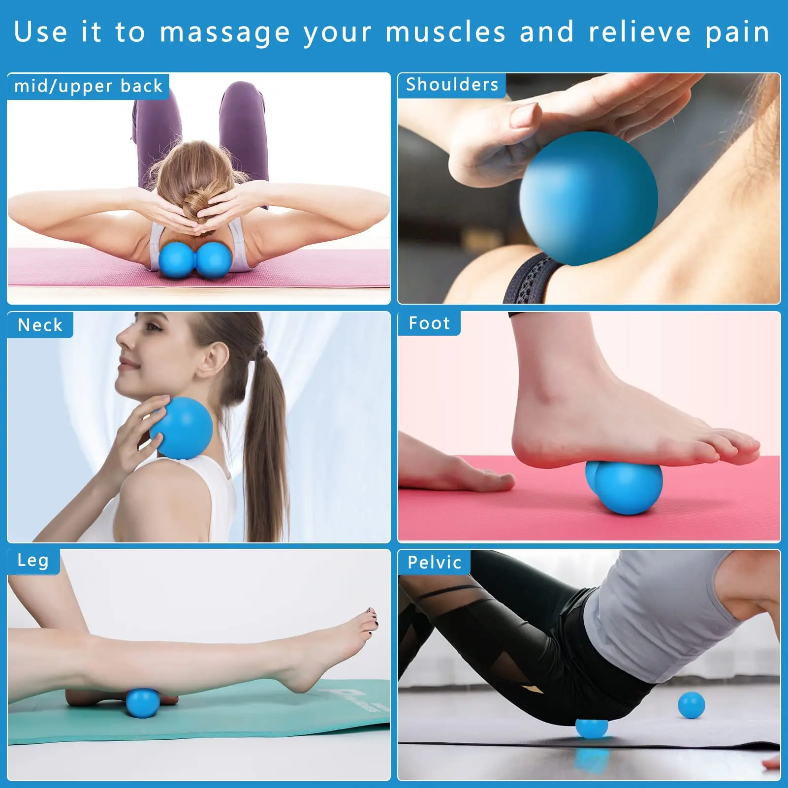 hot selling sports Silicone yoga massage ball exercise massage ball